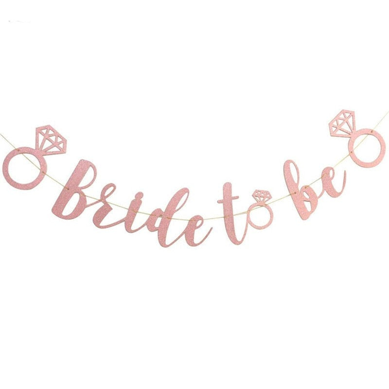 Bride to be banner, Wimpelkette JGA, Party JGA, Deko JGA, Aufhänger, Wanddeko JGA, Junggesellinnenabschied Deko, Team Braut deko, 