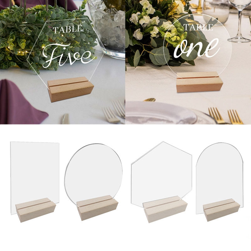 Tischnummern, Hochzeitsdeko, Hochzeitstisch, Table number, Sitzordnung, Hochzeit, Tischdeko, Tischnummer Acryl, personalisierte Tischnummer, Aufkleber, individuelles Design, Tischschild, Hochzeits-Villa, Runde Form,  Hexagon, Plexiglas, Hexagon, Tischnummern, Acrylnummern, Acryl, Holz, Hexagon Holz, Hochzeitstisch, Tischdeko, Hochzeitsvilla, gebogene Tischschilder, runde Tischnummern