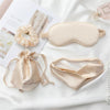 Schlafmaske, Augenmaske, Maske mit Haarband, Schlafmaske JGA, Brautjungfern Geschenk, JGA Geschenk, Übernachtungsparty, Schlafmaskenset, Hochzeitsgeschenk, Haargummi und Stirnband, Haarband, Haargummi, Tasche, Creme, Rode, gold, grün, Blau, rosa,schwarz, rot, grau, weiß, Brautgeschenk, Hochzeits-Villa,