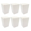 Popcornbox, Box für Popcorn, Candybar, Kinderbox, Hochzeitsdeko, Candy Bar Deko, Hochzeitsaccessoires, Süßigkeitnbox, Schchtel weiß, Bonbonschachtel, Hochzeits-Villa,