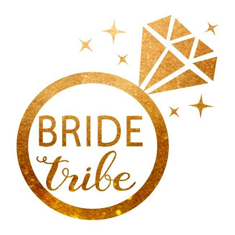 Klebetatoos, Tatoos JGA, Junggesellinnenabschied, JGA Accessoires, Team Bride Tatoo, Hochzeit, Party Tatoos, Gold Tatoo, Hochzeit, Hochzeits-Villa, Sticker JGA, 
