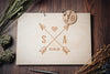 Gästebuch Holz, Hochzeitsgästebuch mit Gravur, Gästebuch mal anders, Hochzeit, Hochzeits-Villa, Weddingbuch, Weddingbook, Personalisiertes Hochzeitsbuch, Erinnerungsbuch, Hochzeitserinnerung, Hochzeitsgeschenk