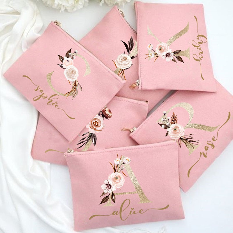bedruckte Tasche,Schmuck tasche, Brautjungferngeschenk, Kosmetiktasche, Name bestickt, JGA, Geschenk Brautjungfern, Geschenk Blumenmädchen, Geschenk Trauzeugin, Geschenk für beste Freundin, personalisierte Tasche, personalisierte Schminktasche, Brautaccessoire, Hochzeit, Hochzeits-Villa, Ledertasche, bestickte Kosmetiktasche, rosa, rot, lila, schwarz, weiß, orange, blau, grün, wedding, geschenke,